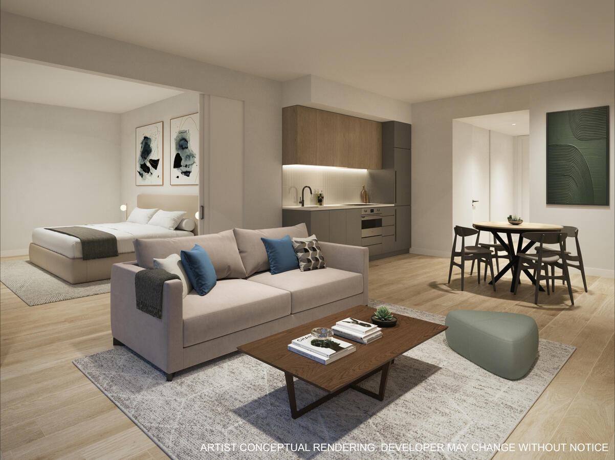 Finished flooring on all residential interiors