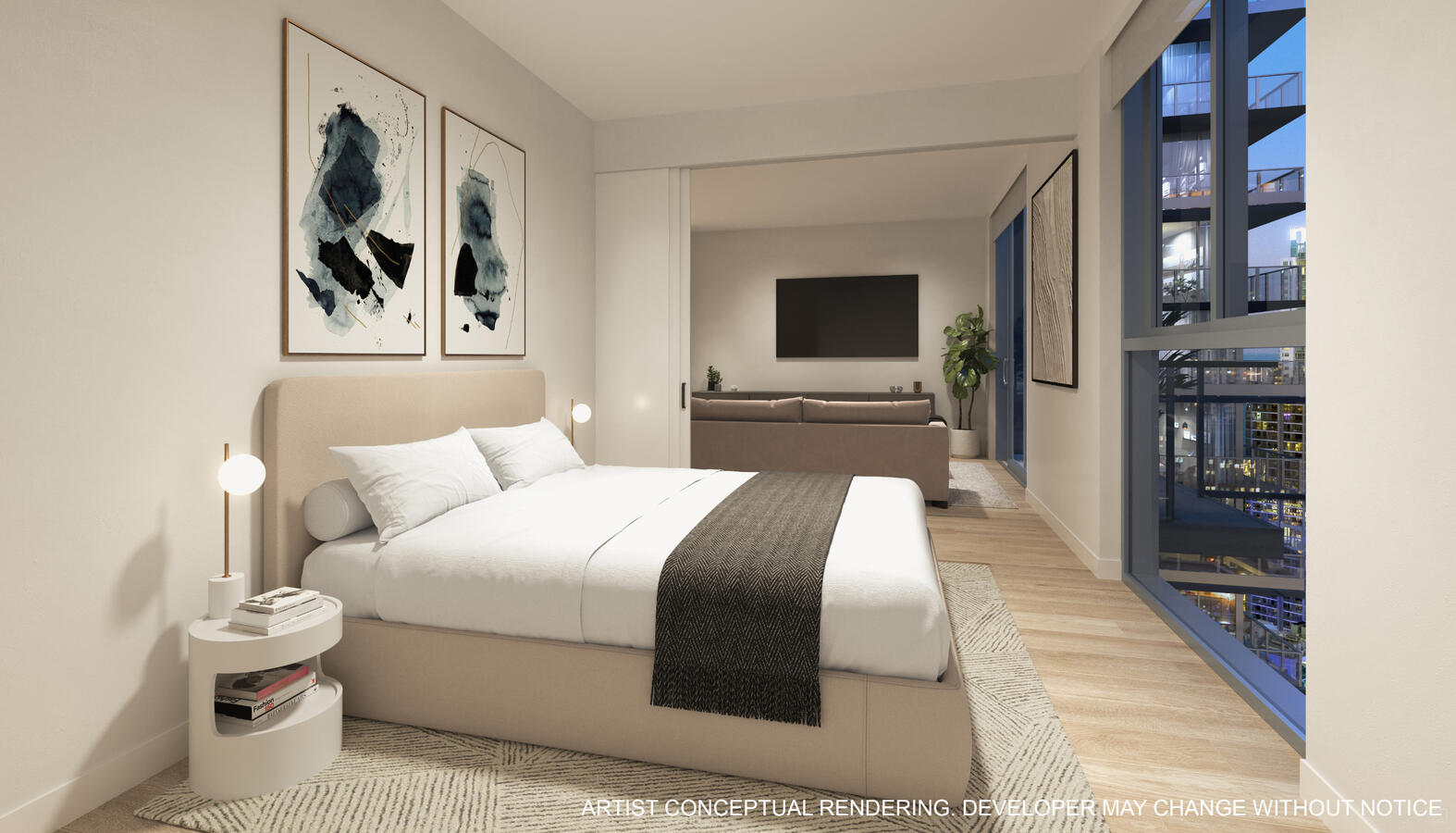 Fully built-out, generous closets